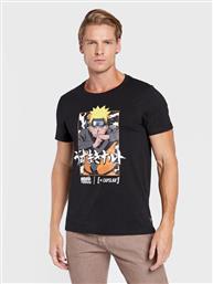 T-SHIRT NARUTO CL/NS/1/TSC/NAR ΜΑΥΡΟ REGULAR FIT CAPSLAB