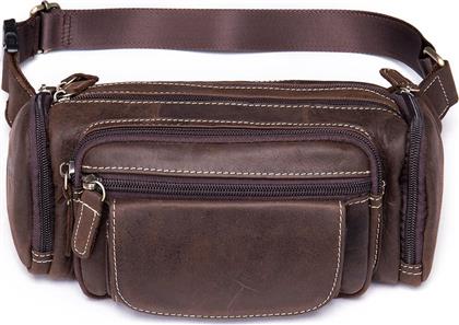 ΔΕΡΜΑΤΙΝΟ ΤΣΑΝΤΑΚΙ ΜΕΣΗΣ 8355 DARK COFFEE CARDINAL