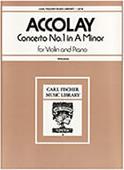 ACCOLAY - CONCERTO N.1 A MINOR CARL FISCHER