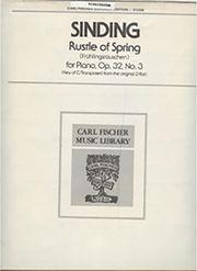 SINDING - RUSTLE OF SPRING OP.32 N.3 CARL FISCHER