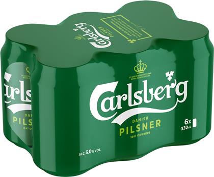 ΜΠΥΡΑ PILSNER ΚΟΥΤΙ 6X330ML CARLSBERG