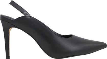 ΓΥΝΑΙΚΕΙΕΣ ΔΕΡΜΑΤΙΝΕΣ ΓΟΒΕΣ SLINGBACK - E67008 ΜΑΥΡΟ CARRANO