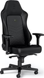 ΚΑΡΕΚΛΑ GAMING NOBLECHAIRS HERO ΔΕΡΜΑΤΙΝΗ - ΜΑΥΡΗ CASEKING