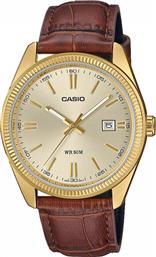 ΡΟΛΟΙ TIMELESS COLLECTION MTP-1302PGL-9AVEF ΚΑΦΕ CASIO