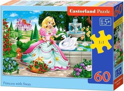 ΠΑΖΛ PRINCESS WITH SWAN 60ΤΜΧ CASTORLAND