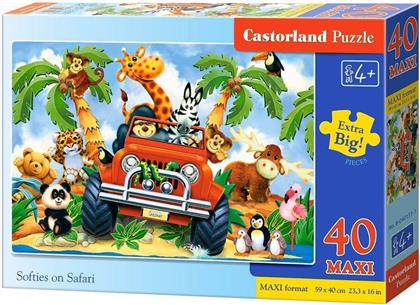 ΠΑΖΛ SOFTIES ON SAFARI 40ΤΜΧ CASTORLAND