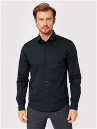 ΠΟΥΚΑΜΙΣΟ PALLE 500924 ΜΑΥΡΟ SLIM FIT CASUAL FRIDAY από το MODIVO