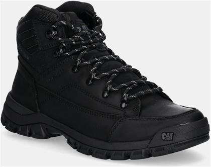 ΔΕΡΜΑΤΙΝΑ ΠΑΠΟΥΤΣΙΑ THRESHOLD HIKER WP ΧΡΩΜΑ: ΜΑΥΡΟ, P725957 CAT FOOTWEAR