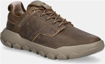 ΔΕΡΜΑΤΙΝΑ ΑΘΛΗΤΙΚΑ ΠΑΠΟΥΤΣΙΑ HEX LITE LEATHER ΧΡΩΜΑ: ΚΑΦΕ, P726318 CATERPILLAR