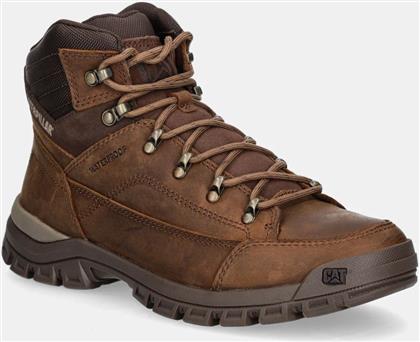 ΔΕΡΜΑΤΙΝΑ ΠΑΠΟΥΤΣΙΑ THRESHOLD HIKER WP ΧΡΩΜΑ: ΚΑΦΕ, P725960 CATERPILLAR