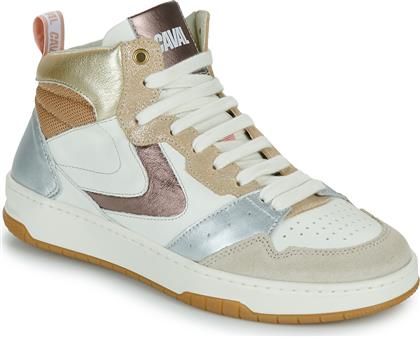 ΨΗΛΑ SNEAKERS MID SNAKE CAVAL