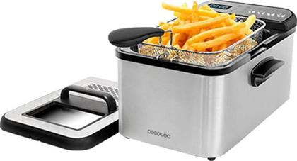 CLEANFRY LUXURY 3000 CEC-04300 ΜΕ ΑΠΟΣΠΩΜΕΝΟ ΚΑΔΟ 2400 W 3.2 L INOX ΦΡΙΤΕΖΑ ΛΑΔΙΟΥ CECOTEC