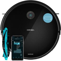 CONGA 2499 ULTRA GENESIS CEC-08145 ΓΙΑ ΣΚΟΥΠΙΣΜΑ ΚΑΙ ΣΦΟΥΓΓΑΡΙΣΜΑ ΜΑΥΡΟ ΣΚΟΥΠΑ ΡΟΜΠΟΤ CECOTEC