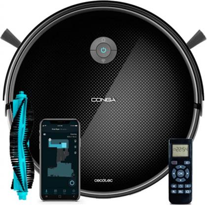 CONGA CONNECTED GYRO CEC-08605 ΓΙΑ ΣΚΟΥΠΙΣΜΑ ΚΑΙ ΣΦΟΥΓΓΑΡΙΣΜΑ ΜΑΥΡΟ ΣΚΟΥΠΑ ΡΟΜΠΟΤ CECOTEC