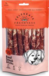 ΣΝΑΚ BEEF STEAK STICKS (100GR) CELEB FRESHNESS από το PLUS4U