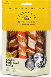 ΣΝΑΚ CHICKEN PORK BEEF STICKS (10 ΤΜΧ / 70GR) CELEB FRESHNESS από το PLUS4U