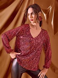 ΜΠΛΟΥΖΑ ΜΟΝΟΧΡΩΜΗ ΜΕ ΠΑΓΙΕΤΕΣ WT7569.4327+3 CELESTINO