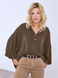 ΜΠΛΟΥΖΑ OVERSIZED ΜΕ ΚΟΥΜΠΙΑ WT7587.4917+2 CELESTINO
