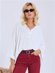 ΜΠΛΟΥΖΑ OVERSIZED ΜΕ ΚΟΥΜΠΙΑ WT7587.4917+3 CELESTINO