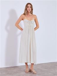 ΦΟΡΕΜΑ STRAPLESS ΜΙΝΤΙ ΜΕ ΣΟΥΡΕΣ SN7629.8268+2 CELESTINO