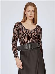 ΚΟΡΜΑΚΙ ΜΕ ΒΕΛΟΥΔΙΝΑ ANIMAL PRINT ΣΧΕΔΙΑ WR7657.4700+2 CELESTINO