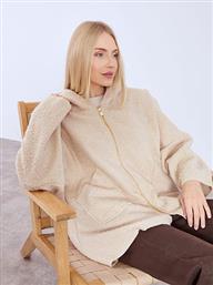 ΠΑΛΤΟ ΜΠΟΥΚΛΕ ΑΣΥΜΜΕΤΡΟ ΜΕ ΚΟΥΚΟΥΛΑ WT7587.5598+4 CELESTINO