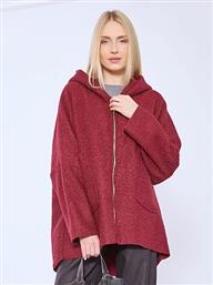 ΠΑΛΤΟ ΜΠΟΥΚΛΕ ΑΣΥΜΜΕΤΡΟ ΜΕ ΚΟΥΚΟΥΛΑ WT7587.5598+5 CELESTINO