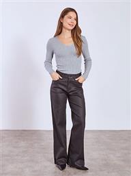 ΠΑΝΤΕΛΟΝΙ ΔΕΡΜΑΤΙΝΗΣ WIDE LEG WT1628.1075+1 CELESTINO