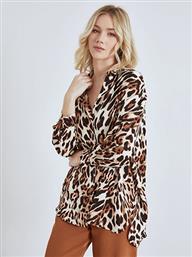 ΠΟΥΚΑΜΙΣΑ ΑΣΥΜΜΕΤΡΗ ΜΕ ANIMAL PRINT SN9875.3002+2 CELESTINO