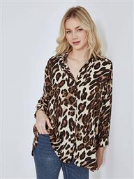 ΠΟΥΚΑΜΙΣΑ ΑΣΥΜΜΕΤΡΗ ΜΕ ANIMAL PRINT SN9875.3002+4 CELESTINO