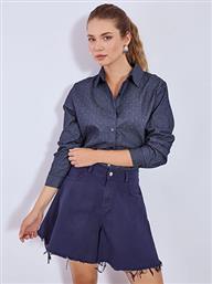 ΠΟΥΚΑΜΙΣΟ DENIM ΜΕ STRASS WT7616.3577+1 CELESTINO