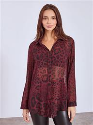 ΠΟΥΚΑΜΙΣΟ ΗΜΙΔΙΑΦΑΝΟ ΜΕ ANIMAL PRINT WT9420.3504+2 CELESTINO