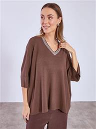 ΠΟΥΛΟΒΕΡ ΜΕ STRASS ΣΤΗ ΛΑΙΜΟΚΟΨΗ WT7642.4312+6 CELESTINO