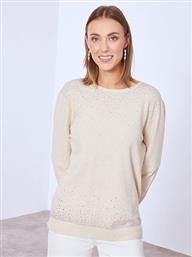 ΠΟΥΛΟΒΕΡ ΜΟΝΟΧΡΩΜΟ ΜΕ STRASS WT7616.4657+3 CELESTINO