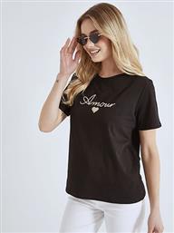 T-SHIRT AMOUR ΜΕ ΠΑΓΙΕΤΕΣ SN7591.4011+1 CELESTINO