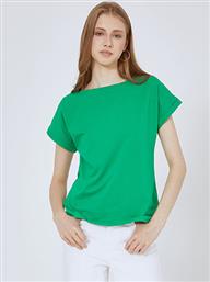 T-SHIRT ΜΕ ΓΥΡΙΣΤΟ ΜΑΝΙΚΙ SN9423.4575+6 CELESTINO