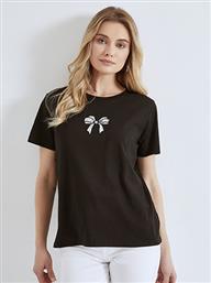 T-SHIRT ΜΕ ΚΕΝΤΗΤΟ ΦΙΟΓΚΟ SN7591.4012+1 CELESTINO