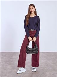 ΤΖΙΝ WIDE LEG ΜΕ ΔΙΑΚΟΣΜΗΤΙΚΕΣ ΡΑΦΕΣ WT7643.1253+6 CELESTINO