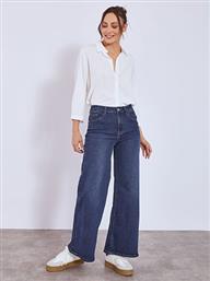 ΤΖΙΝ WIDE LEG ΜΟΝΟΧΡΩΜΟ WT1796.1512+1 CELESTINO