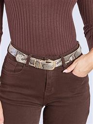 ΖΩΝΗ ΔΕΡΜΑΤΙΝΗΣ ΜΕ ANIMAL PRINT WT1018.A883+2 CELESTINO