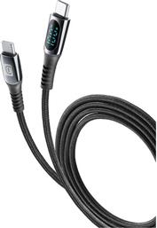 DISPLAY CABLE USB-C 100W BLACK ΚΑΛΩΔΙΟ CELLULAR LINE από το ΚΩΤΣΟΒΟΛΟΣ