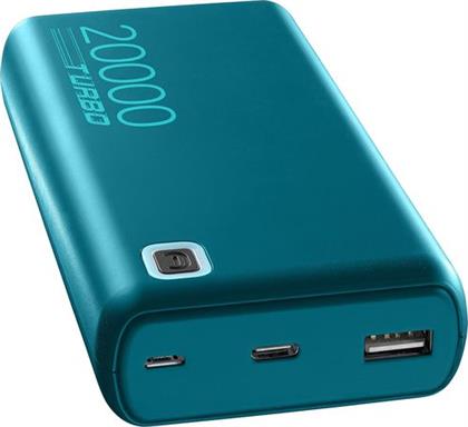 ESSENCE TURBO POWER DELIVERY 20000MAH GREEN POWERBANK CELLULAR LINE