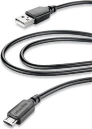 MICRO USB 2M BLACK ΚΑΛΩΔΙΟ CELLULAR LINE από το ΚΩΤΣΟΒΟΛΟΣ