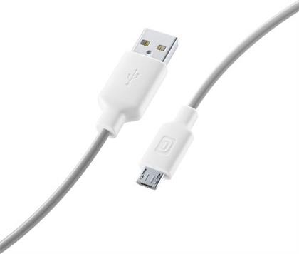 MICROUSB SMART 100CM WHITE ΚΑΛΩΔΙΟ USB CELLULAR LINE