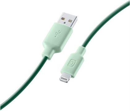 SMART USB LIGHTNING 1M GREEN ΚΑΛΩΔΙΟ USB CELLULAR LINE