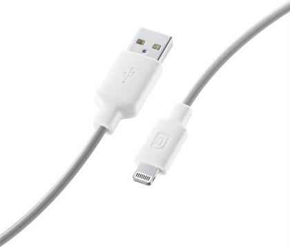 SMART USB LIGHTNING 1M WHITE ΚΑΛΩΔΙΟ USB CELLULAR LINE