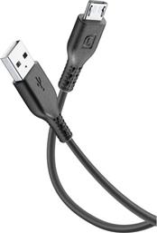 USB TO MICROUSB 3M BLACK ΚΑΛΩΔΙΟ CELLULAR LINE