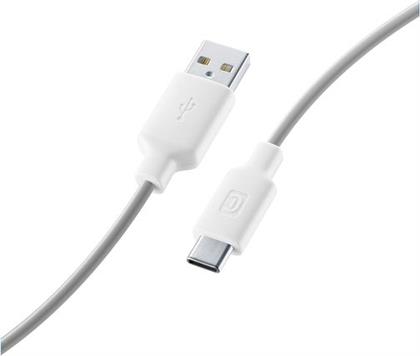 USB TYPE-C SMART 100CM WHITE ΚΑΛΩΔΙΟ USB CELLULAR LINE