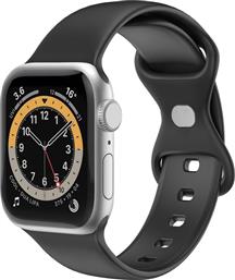 ΛΟΥΡΑΚΙ SILICONE BAND ΓΙΑ APPLE WATCH 38/40/41MM - BLACK CELLY
