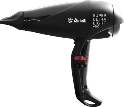 ΣΕΣΟΥΑΡ ΜΑΛΛΙΩΝ SUPER ULTRA LIGHT 4500 HAIR DRYER 2500 W ΜΑΥΡΟ CERIOTTI